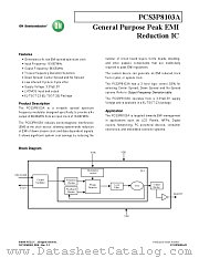 PCS3P8103 datasheet pdf ON Semiconductor