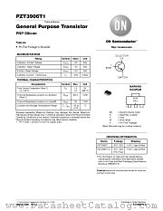 PZT3906T1 datasheet pdf ON Semiconductor