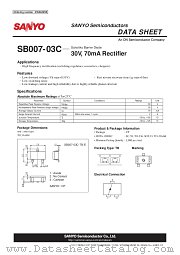 SB007-03C datasheet pdf ON Semiconductor