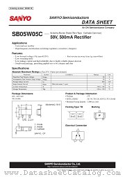 SB05W05C datasheet pdf ON Semiconductor