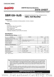 SBR100-16JS datasheet pdf ON Semiconductor