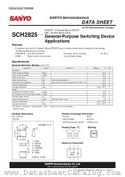 SCH2825 datasheet pdf ON Semiconductor