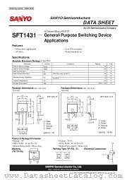 SFT1431 datasheet pdf ON Semiconductor