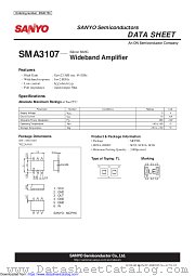 SMA3107 datasheet pdf ON Semiconductor