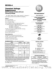 SRV05-4 datasheet pdf ON Semiconductor