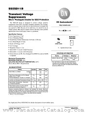 SSESD11B datasheet pdf ON Semiconductor