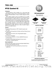 TCC-103 datasheet pdf ON Semiconductor