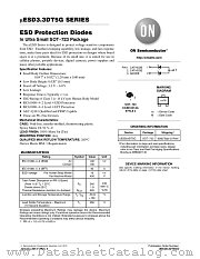 UESD3.3DT5G datasheet pdf ON Semiconductor
