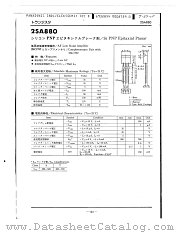 2SA880 datasheet pdf Panasonic