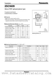 2SC5609 datasheet pdf Panasonic