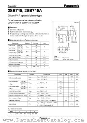 2SD661A datasheet pdf Panasonic