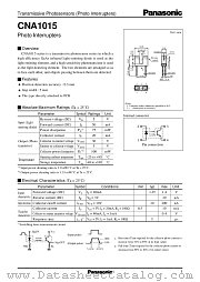 CNA1015 datasheet pdf Panasonic
