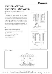 AN1324 datasheet pdf Panasonic