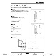 AN1431 datasheet pdf Panasonic