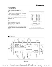 AN2020S datasheet pdf Panasonic