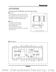 AN2458 datasheet pdf Panasonic