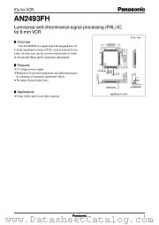 AN2493FH datasheet pdf Panasonic