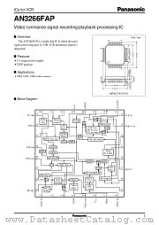 AN3266FAP datasheet pdf Panasonic