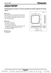 AN3479FBP datasheet pdf Panasonic