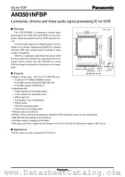 AN3501NFBP datasheet pdf Panasonic