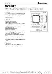 AN5367FB datasheet pdf Panasonic
