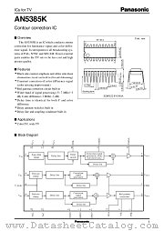 AN5385K datasheet pdf Panasonic