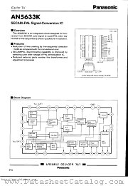AN5633K datasheet pdf Panasonic