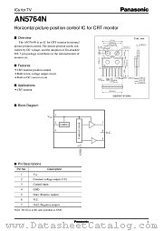 AN5764 datasheet pdf Panasonic