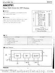 AN5791 datasheet pdf Panasonic