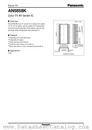 AN5858 datasheet pdf Panasonic