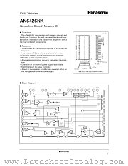 AN6426NK datasheet pdf Panasonic