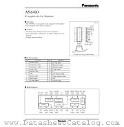 AN6480 datasheet pdf Panasonic