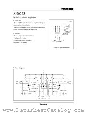 AN6553 datasheet pdf Panasonic