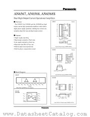 AN6568 datasheet pdf Panasonic