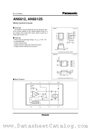 AN6612 datasheet pdf Panasonic
