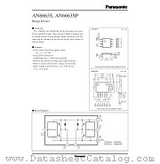 AN6663SP datasheet pdf Panasonic