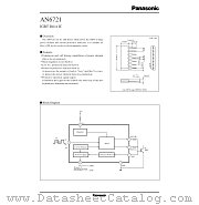 AN6721 datasheet pdf Panasonic