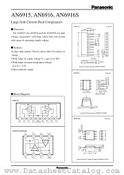 AN6916 datasheet pdf Panasonic
