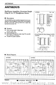 AN7082S datasheet pdf Panasonic