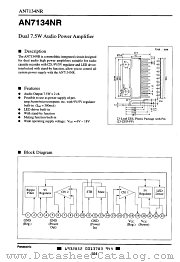 AN7134NR datasheet pdf Panasonic