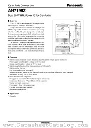 AN7198Z datasheet pdf Panasonic