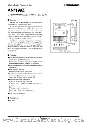 AN7199 datasheet pdf Panasonic