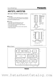 AN7273S datasheet pdf Panasonic