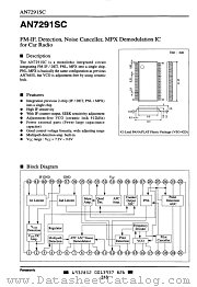 AN7291 datasheet pdf Panasonic