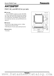 AN7298 datasheet pdf Panasonic
