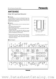 AN7354 datasheet pdf Panasonic