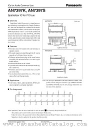 AN7397S datasheet pdf Panasonic