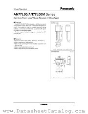 AN77L00 datasheet pdf Panasonic