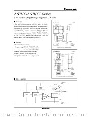AN7800F datasheet pdf Panasonic