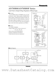 AN78M07F datasheet pdf Panasonic
